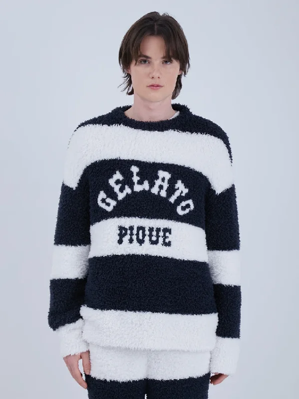 Sustainable Recycled Gelato Double Striped Pullover Sweater