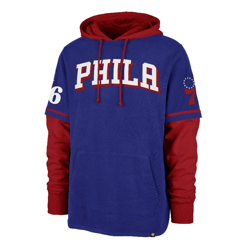 PHILADELPHIA 76ERS TRIFECTA '47 SHORTSTOP PULLOVER HOOD