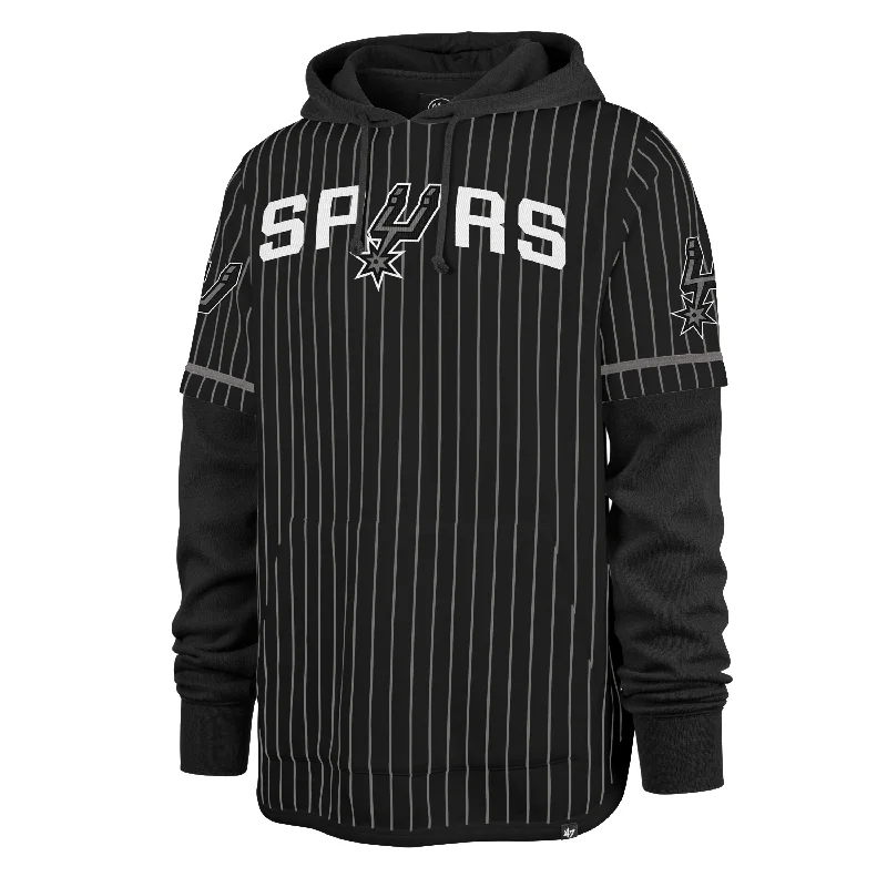 SAN ANTONIO SPURS PINSTRIPE '47 SHORTSTOP PULLOVER HOOD