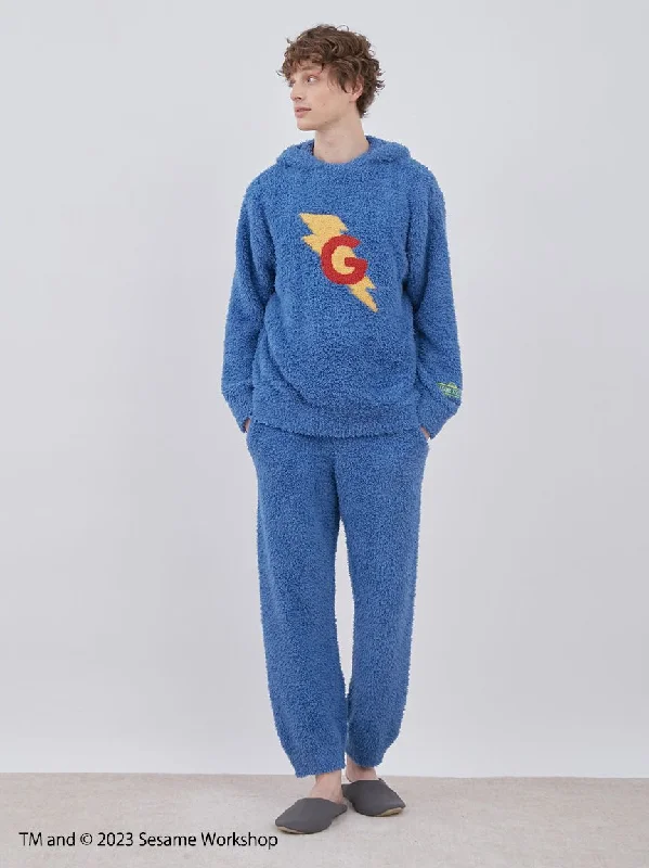 [SESAME STREET][MENS] Super Grover Pullover Hoodie & Long Pants Loungewear Set