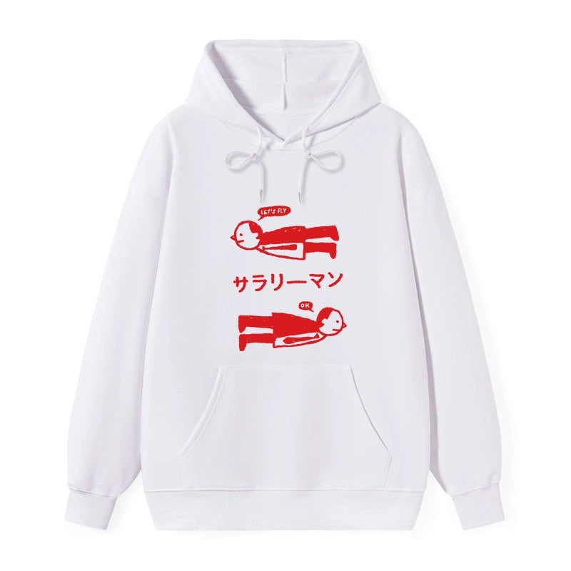 Tokyo-Tiger Let's Fly Office Worker Classic Hoodie