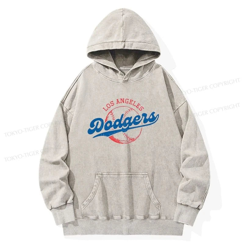 Tokyo-Tiger Ohtani 17-Retro-Dodgers Washed Hoodie