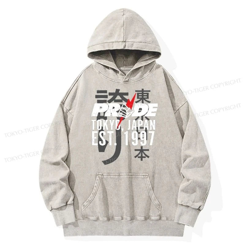 Tokyo-Tiger Pride FC Tokyo Japan Washed Hoodie