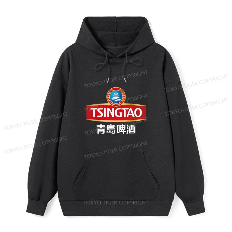 Tokyo-Tiger Qingdao Beer Logo Classic Hoodie