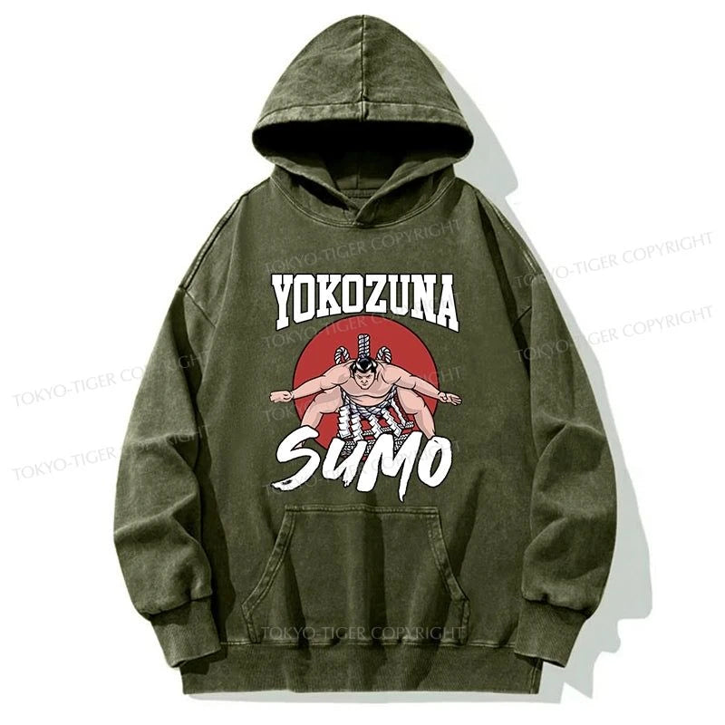 Tokyo-Tiger Yokozuna Sumo Washed Hoodie