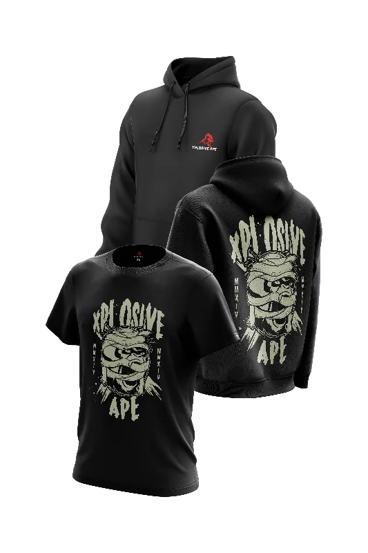 XAPE Awoken Hoodie & Tee Combo - Black