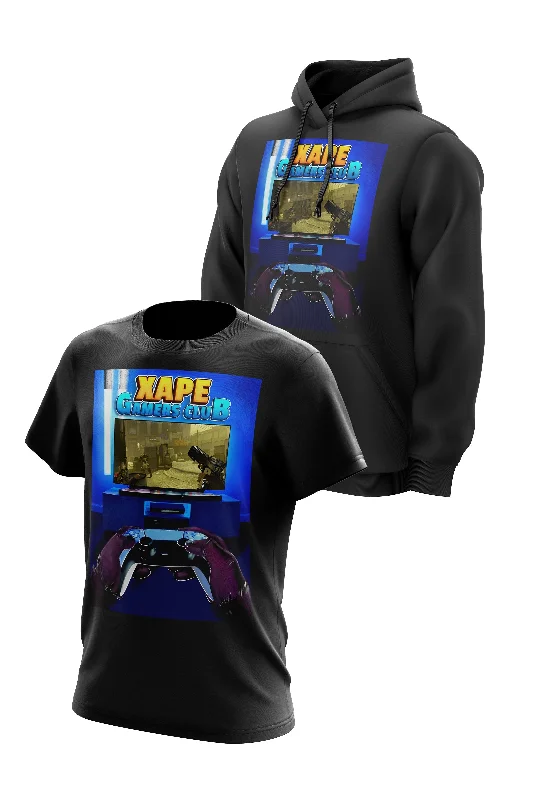 XAPE In the zone Hoodie & Tee - Black