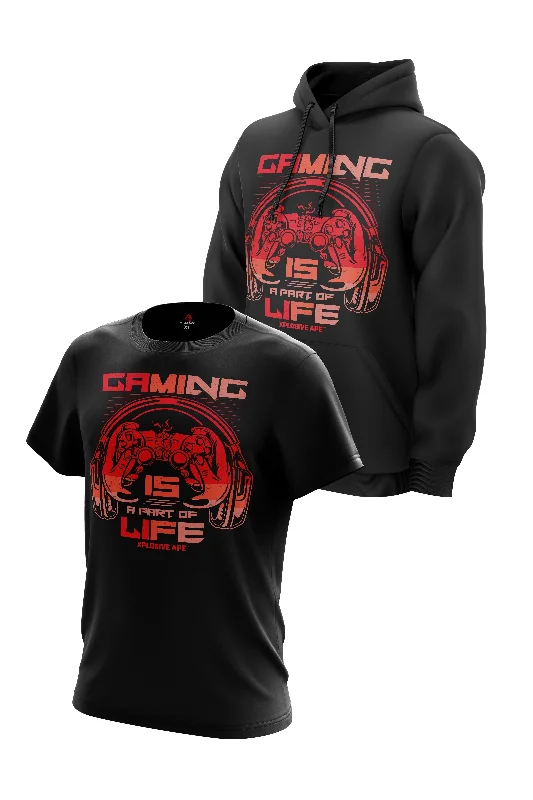 XAPE Part of Life Hoodie & Tee - Black