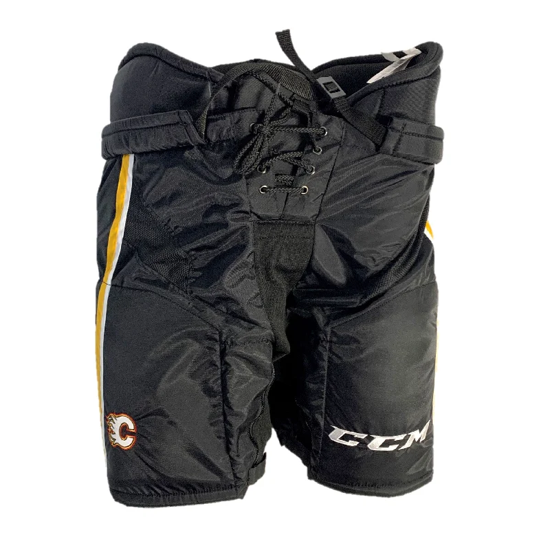 CCM HP35 Pro Stock Hockey Pants - Calgary Flames (NHL) - Black/White/Yellow