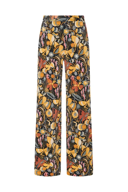 FITTED STRAIGHT PULL-ON PANT - VELVET