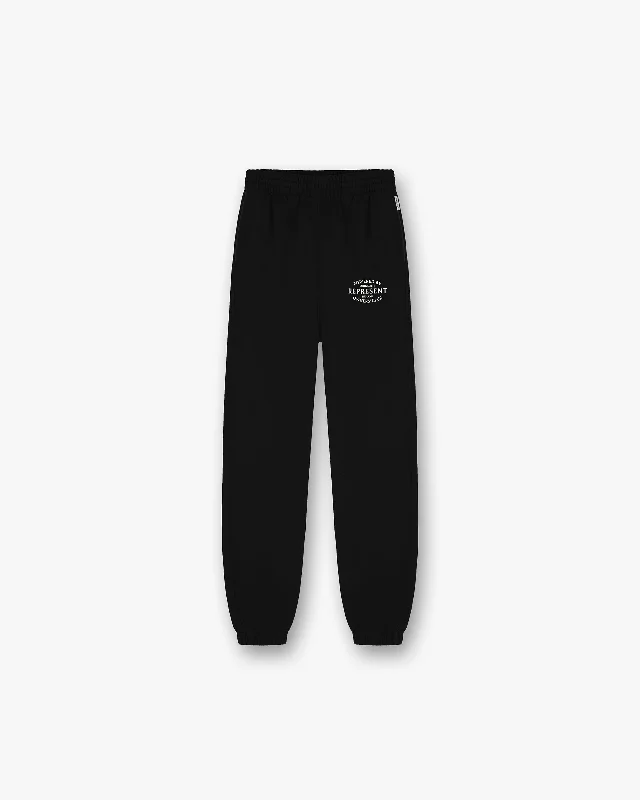 Represent Owners Club Stamp Sweatpant - Jet Black