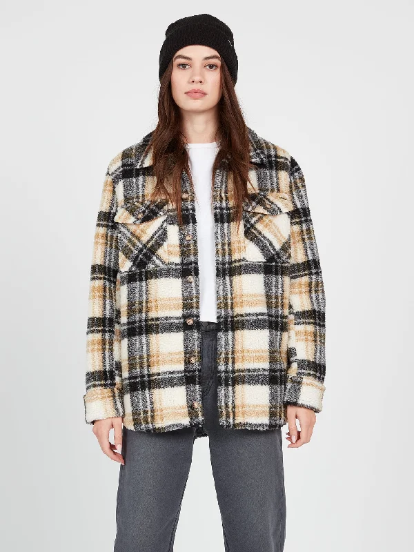 Silent Sherpa Jacket - Hazelnut