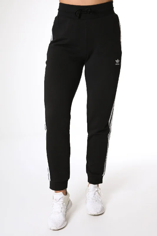 Slim Cuffed Pants Black