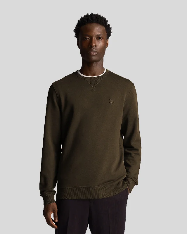 Tonal Eagle Crew Neck Sweatshirt