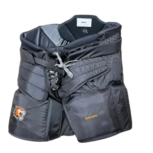 Used - Bauer Pro Stock NCAA Goalie Pant (Black/Orange)