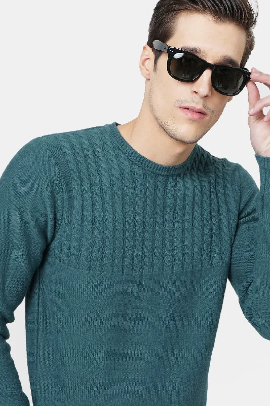 Muscle Fit Crew Neck Sweater