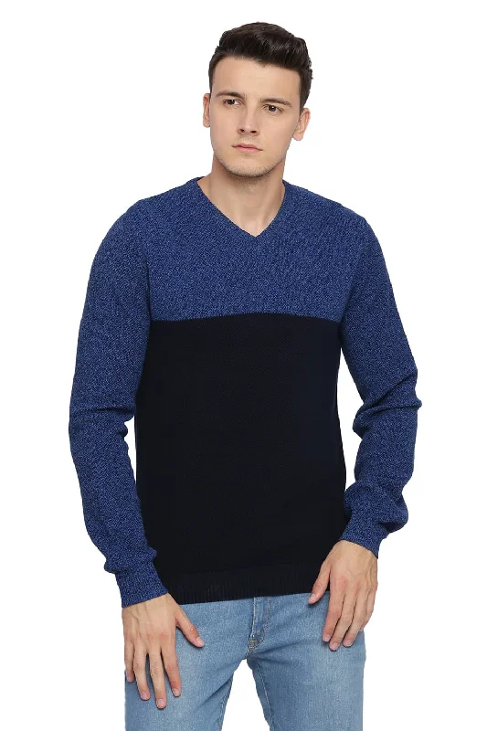 Muscle Fit V Neck Sweater