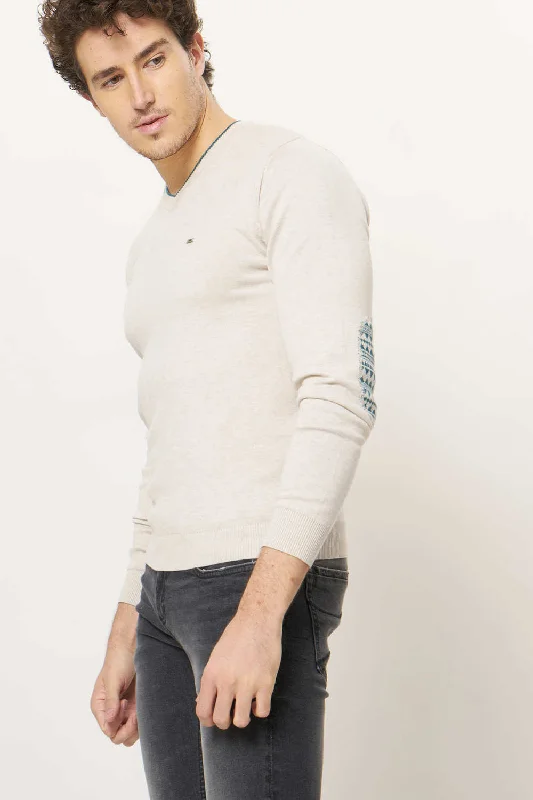 Muscle Fit V Neck Sweater