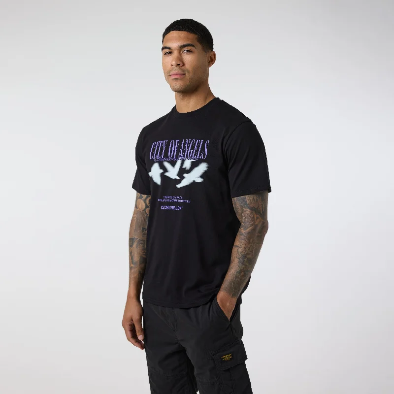 City Of Angels Dove T-Shirt | Black