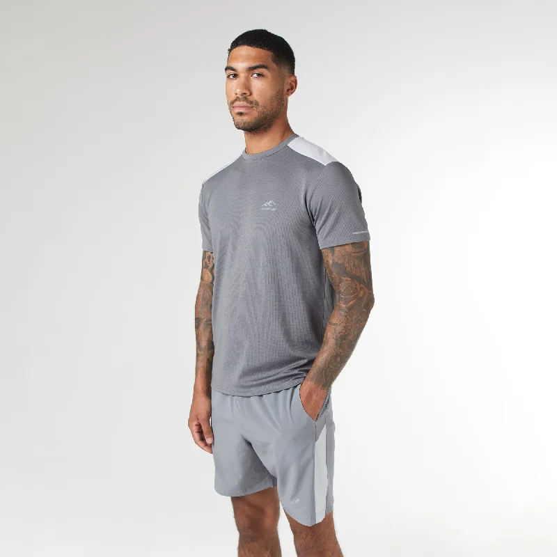 Cut & Sew Training Twinset | Mid Grey