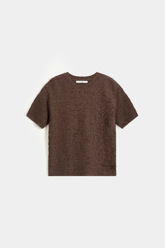 Basic Textured Rib T-shirt