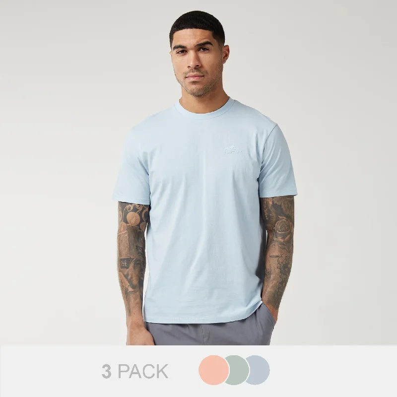 3-Pack Stack Logo T-Shirts | Multi