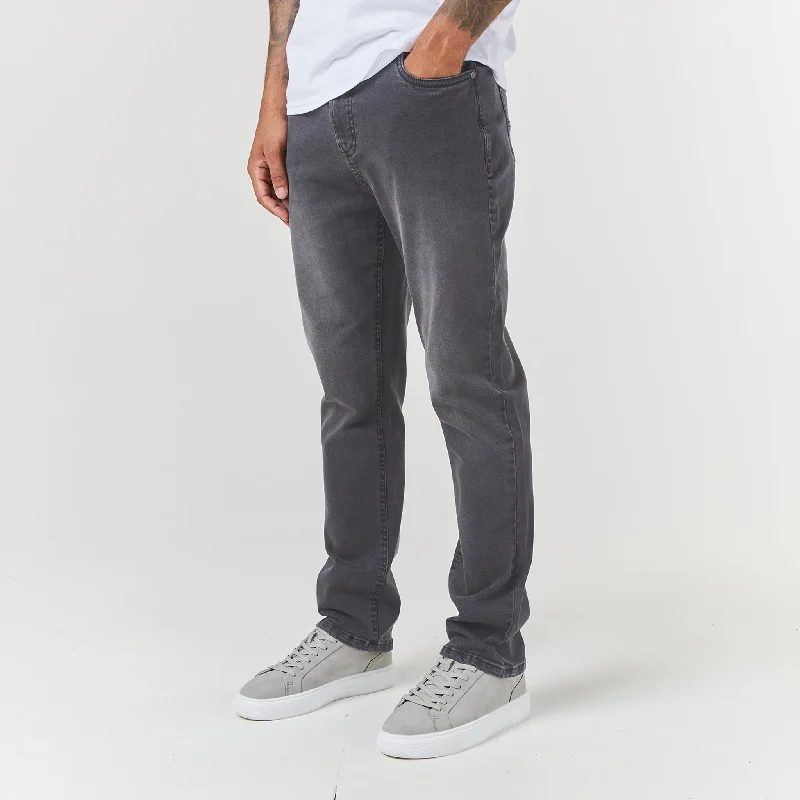 Straight Leg Denim Jean | Grey Wash