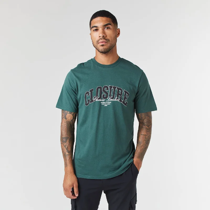 Varsity Script T-Shirt | Forest Green