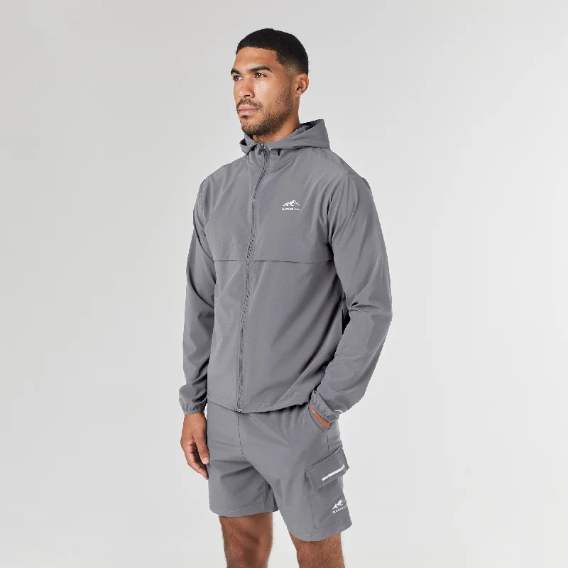 Tech Windbreaker Twinset | Mid Grey