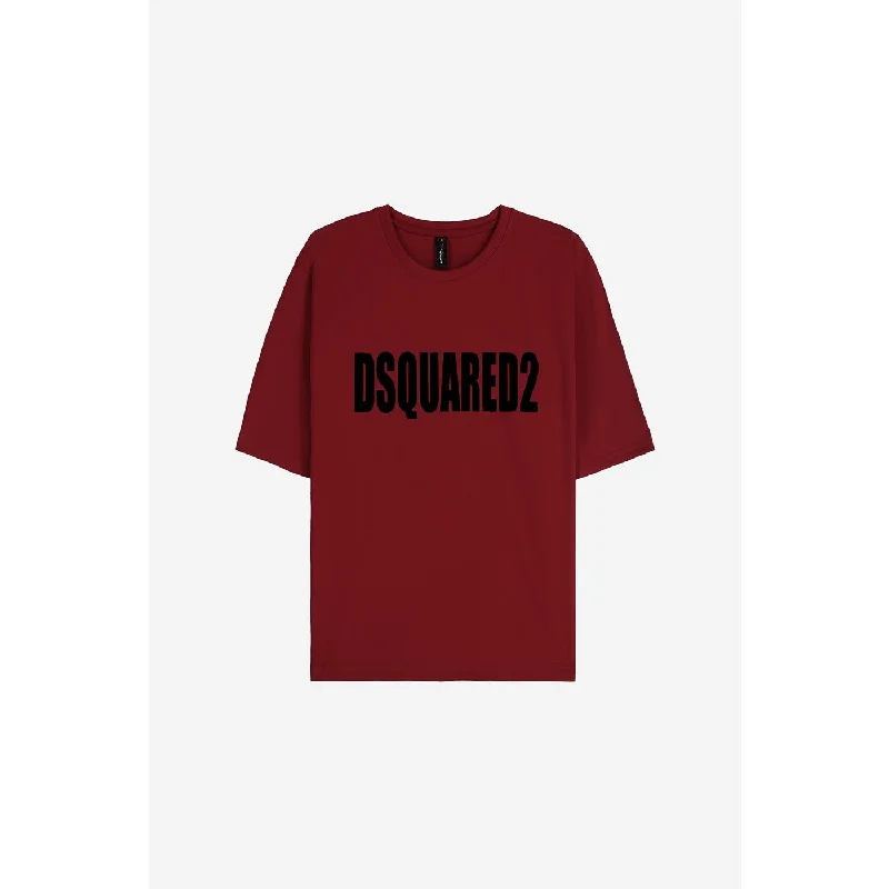 Dsquared2 Red Oversized Tshirt