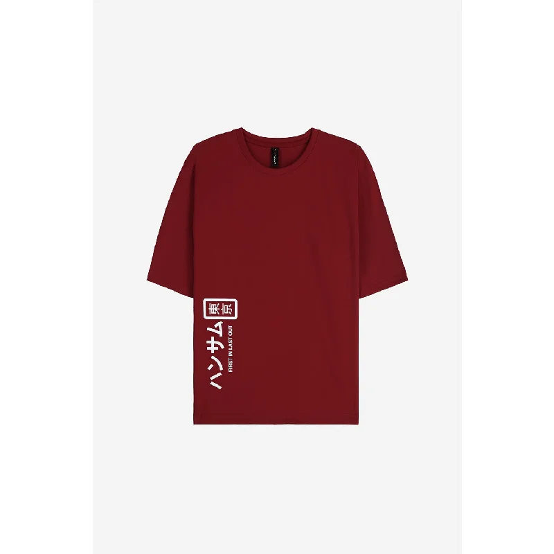 FILO Red Oversized Tshirt