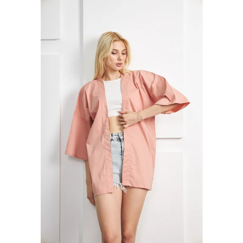 Pink Kimono Shawl Jacket