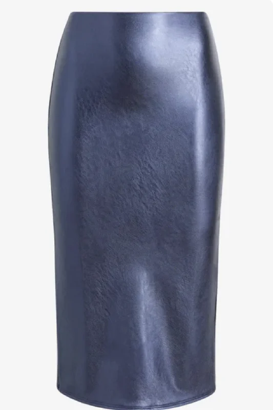 FAUX LEATHER MIDI GALAXY